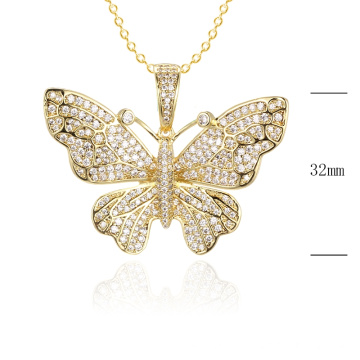 Luxury 18k gold plated necklace pendant for women